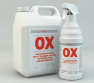Redditch INSPEC OX ® – Préparation sporicide Peroxyde d’hydrogène 6 % et acide peracétique 0,4 %